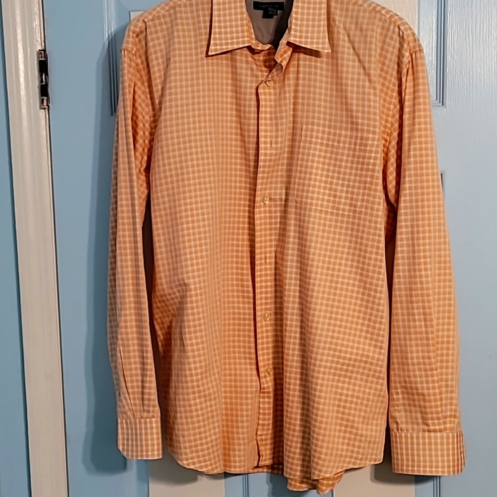 Van Heusen classic fit men's long sleeve size L/G 16-16 1/2